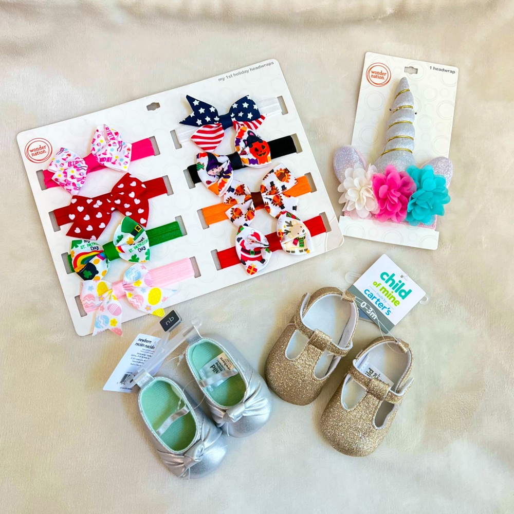 11 Piece Baby Girl Accessories Set